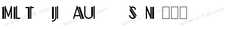 ML Tokyo Aurora San字体转换
